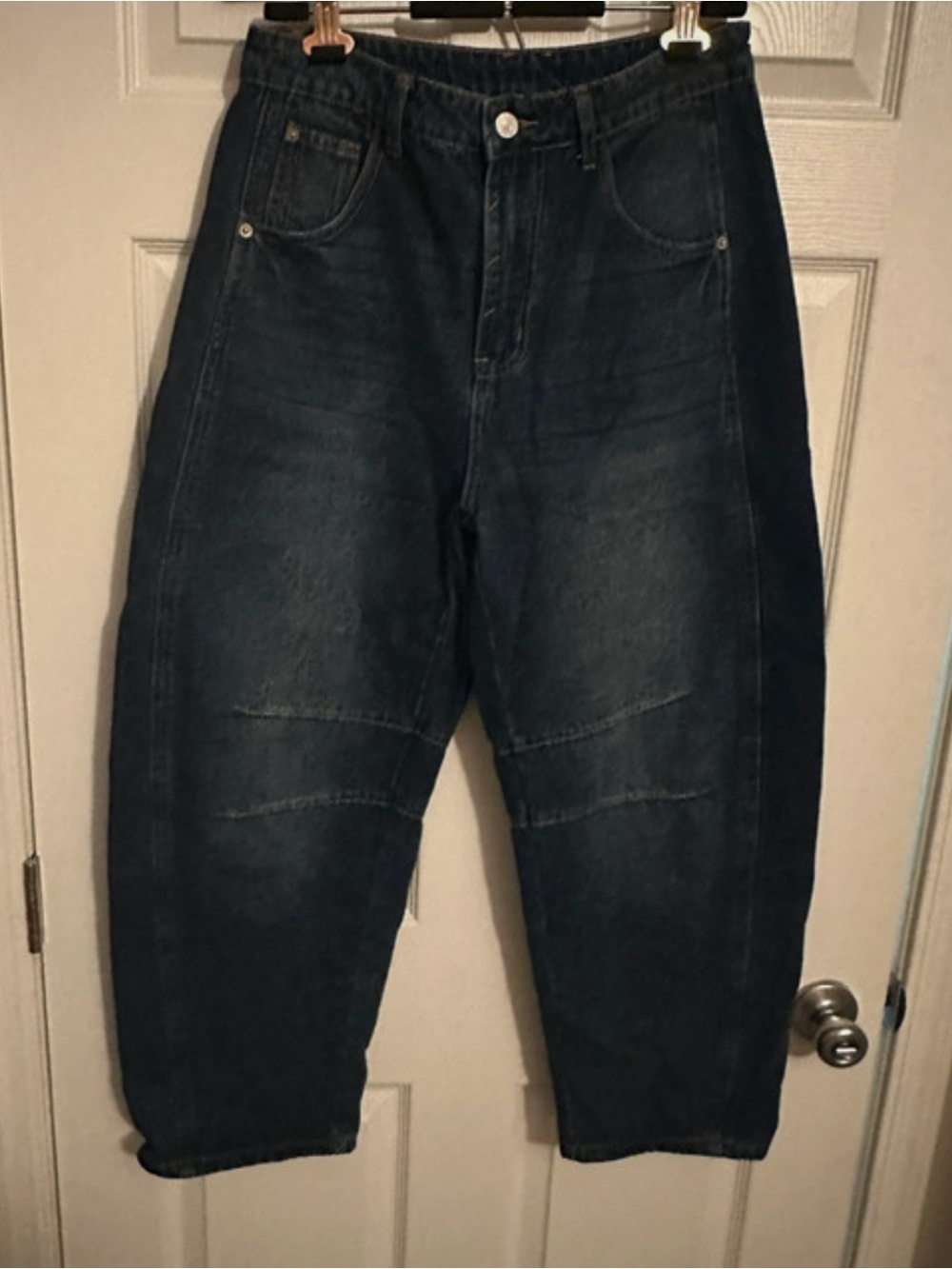 Barrel Jeans in Dark Indigo
